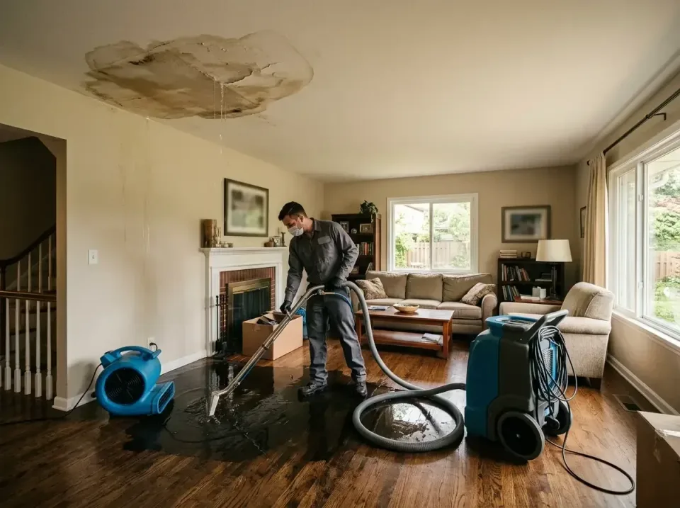 attic-pipe-burst-ceiling-drip-008 — frequently asked questions, Water Damage Restoration & Carpet Care in Flora, IN